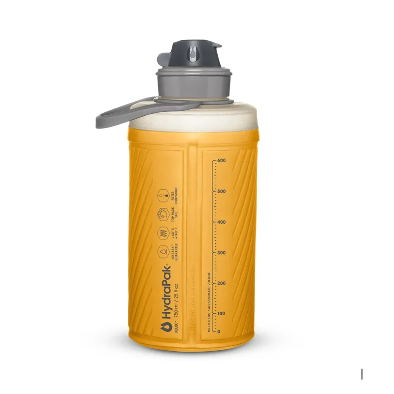 Hydrapak Flux 750ml Water Bottle Golden Yellow-1