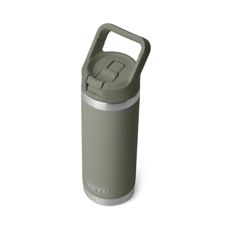 YETI Rambler 18oz Colour Straw Bottle Pampa Green-2