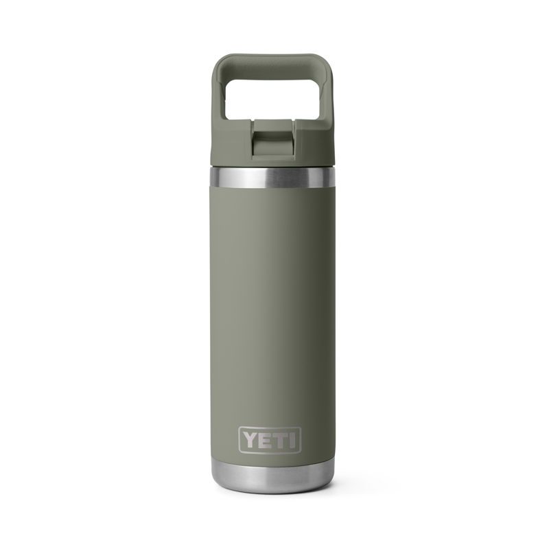 YETI Rambler 18oz Colour Straw Bottle Pampa Green-1