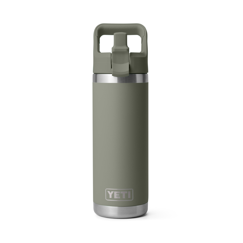 YETI Rambler 18oz Colour Straw Bottle Pampa Green