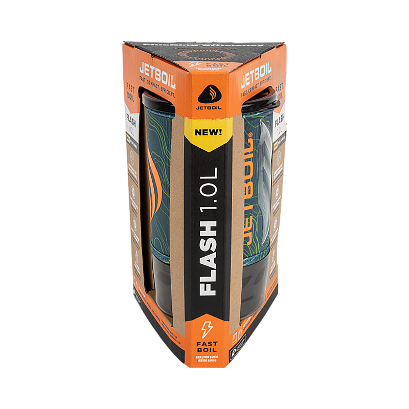Jetboil Flash 1.0L Camping Stove Ocean Topo-6