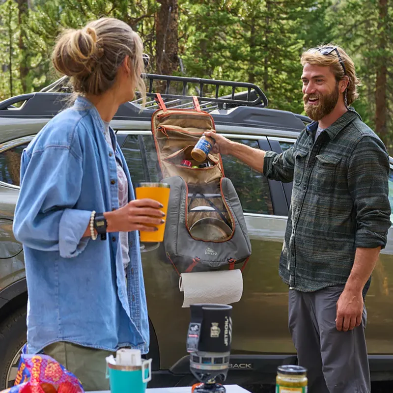 Kelty Camp Galley Deluxe Camp Kitchen Organiser  Beluga Dull Gold-3