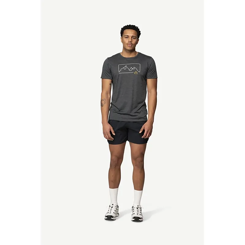 Devold Men's Active Outline T-Shirt Anthracite-1