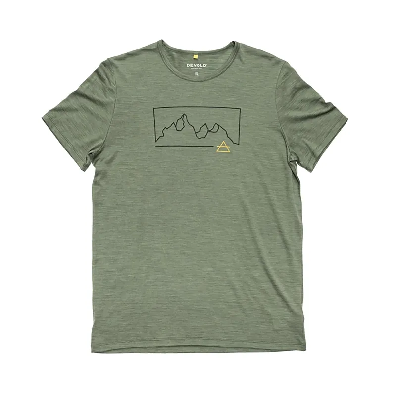 Devold Men's Active Outline T-Shirt Forest
