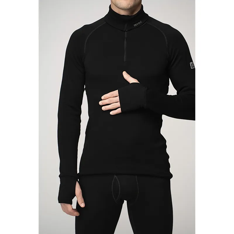 Devold Men's Expedition Merino 235 LS Zip Black-5