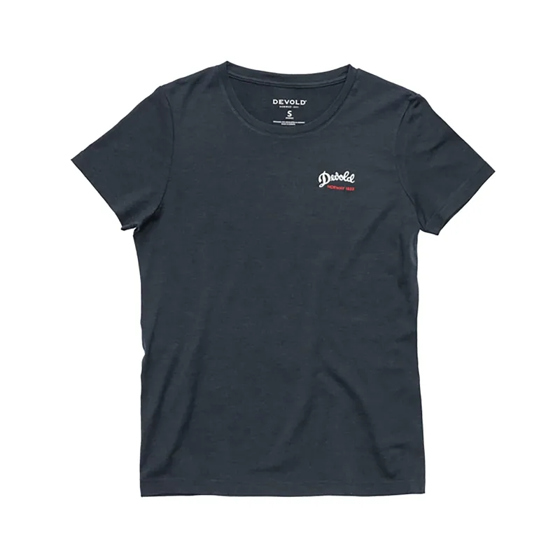 Devold Women's Classic Script T-shirt Ink