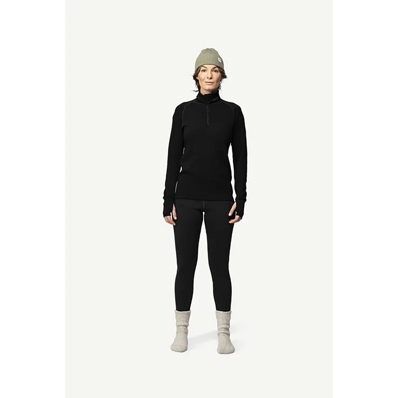 Devold Women's Expedition Merino 235 LS Zip Black-1