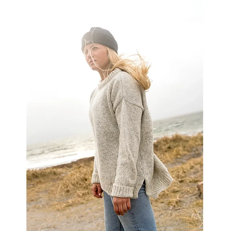 Devold Women's Nansen Wool Sweater Grey-5