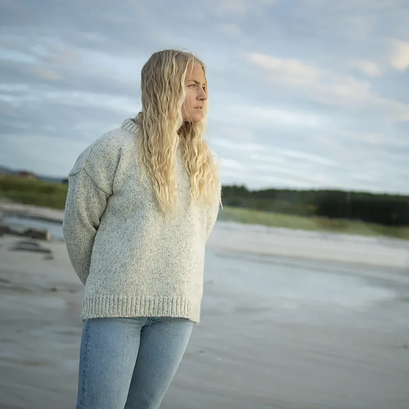 Devold Women's Nansen Wool Sweater Grey-6