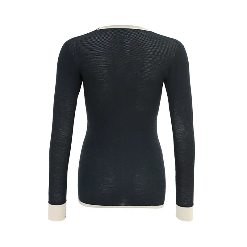 Devold Women's Wool Mesh 190 LS Ink-1