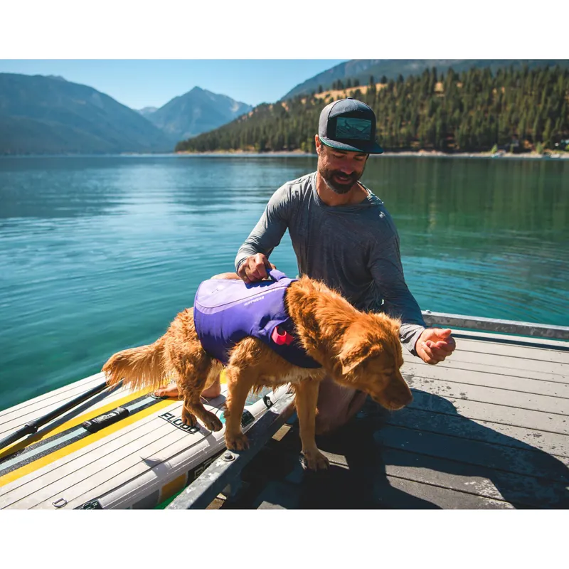 Ruffwear Float Coat Life Jacket Purple Lily-11