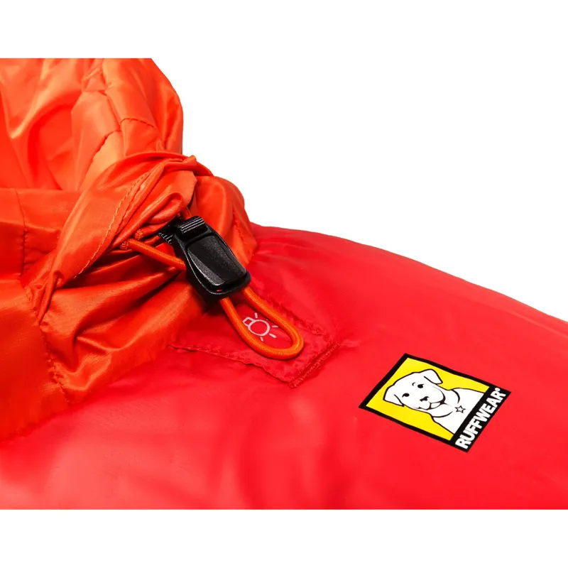 Ruffwear Palisades Sleep Poncho Red Currant-6