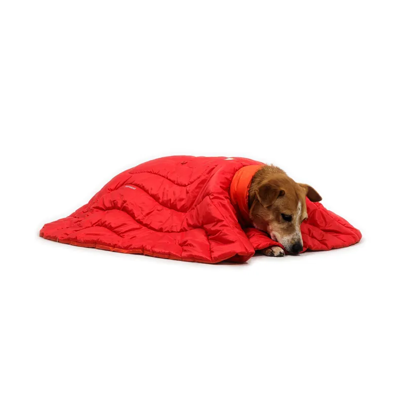 Ruffwear Palisades Sleep Poncho Red Currant-5