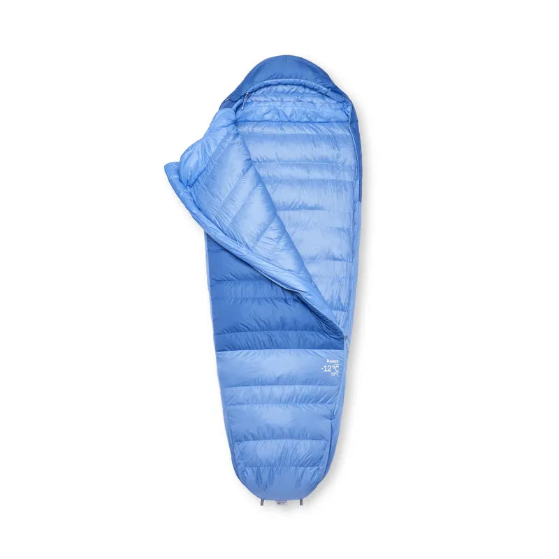 Rab Women's Ascent -12C/ 10F Sleeping Bag - Regular - Right Zip Dark Bluebird/ Bluebird-1