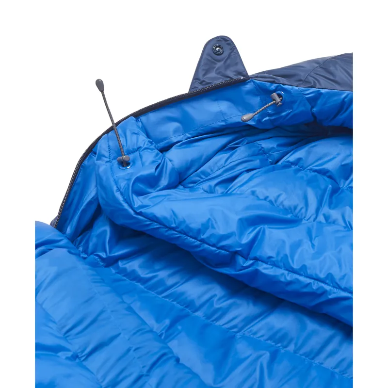 Rab Men's Ascent -24C / -11F Sleeping Bag - Long - Left Zip Tempest Blue/ Maya Blue-11