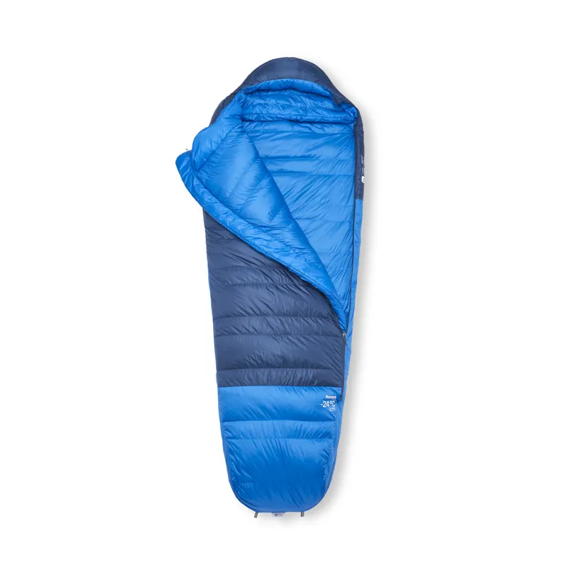 Rab Men's Ascent -24C / -11F Sleeping Bag - Long - Left Zip Tempest Blue/ Maya Blue-1