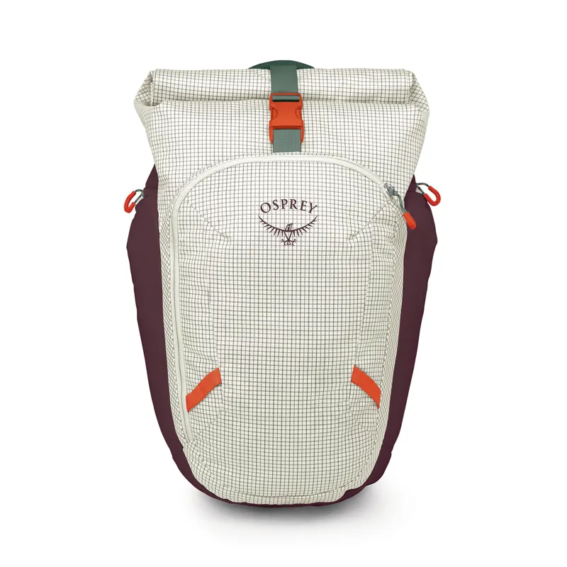 Osprey Transporter Roll Top Backpack Mystery White / Burgundy-1