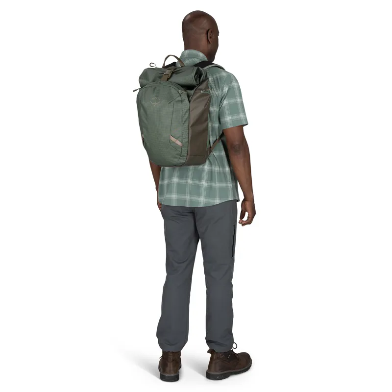 Osprey Transporter Roll Top Backpack Pine Leaf-5