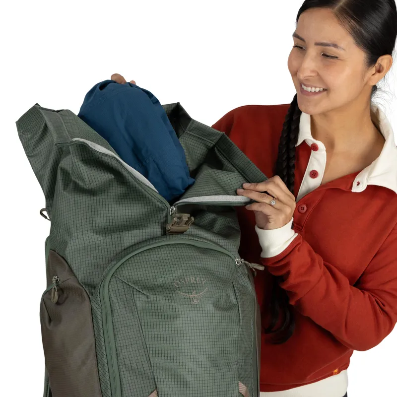 Osprey Transporter Roll Top Backpack Pine Leaf-7