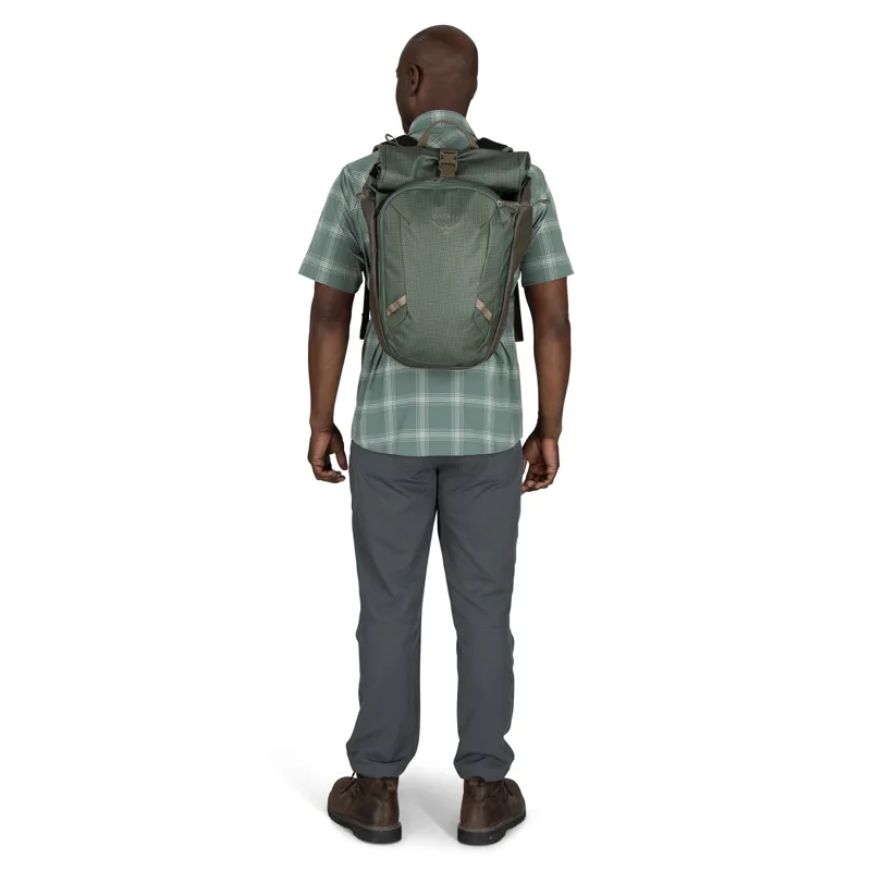 Osprey Transporter Roll Top Backpack Raven Black-12