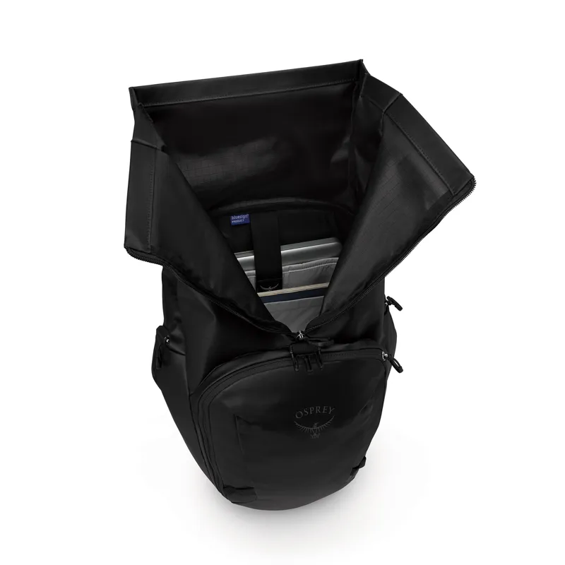 Osprey Transporter Roll Top Backpack Raven Black-3