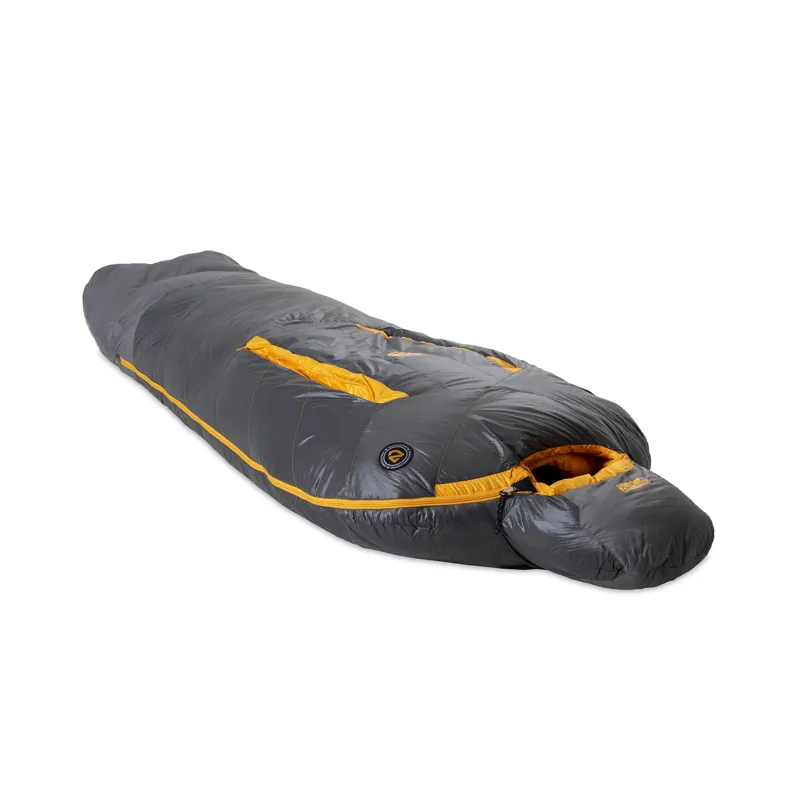 NEMO Sonic  -20 Long Sleeping Bag Goodnight Gray Torch-9
