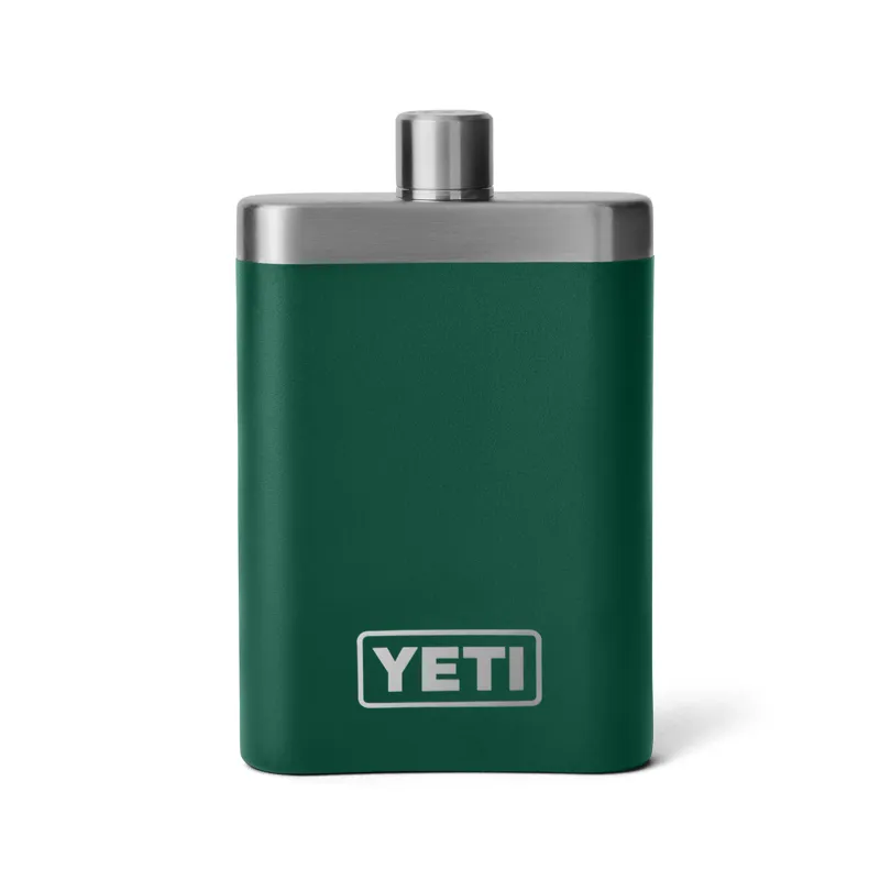 YETI Rambler Hip Flask Black Forest Green