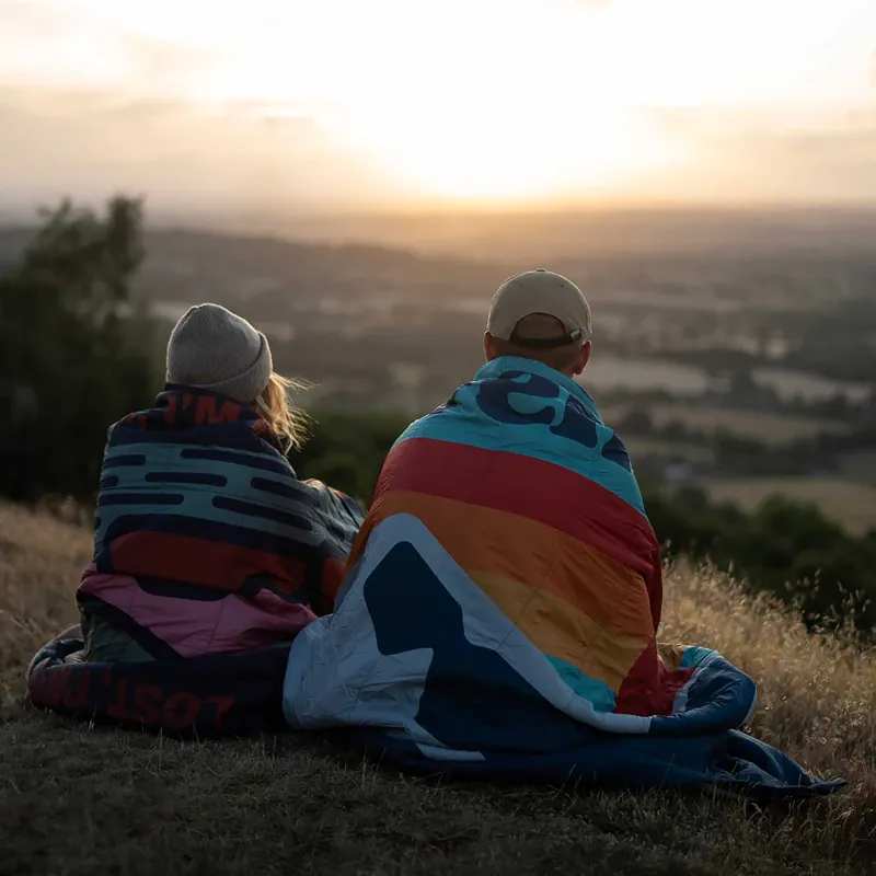 Lifeventure Sundown Berber Lined Blanket Mountain-5