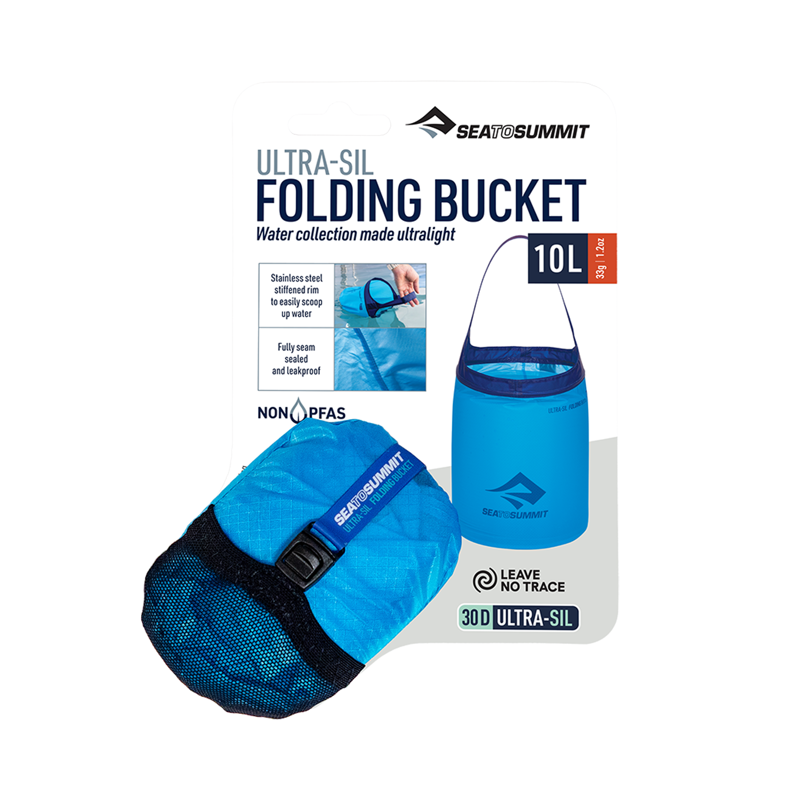 Sea to Summit Ultra-Sil Folding Bucket 10L Blue Atoll-1