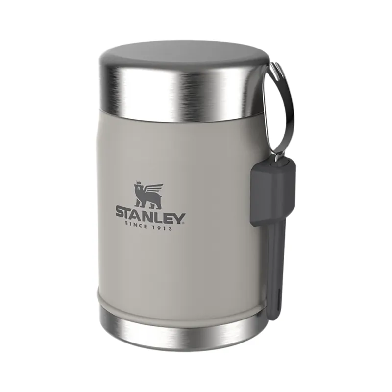 Stanley Classic Legendary Food Jar + Spork 0.4L Ash 2.0-1