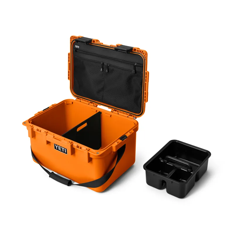 YETI LoadOut GoBox 30 King Crab Orange Camp Box-13