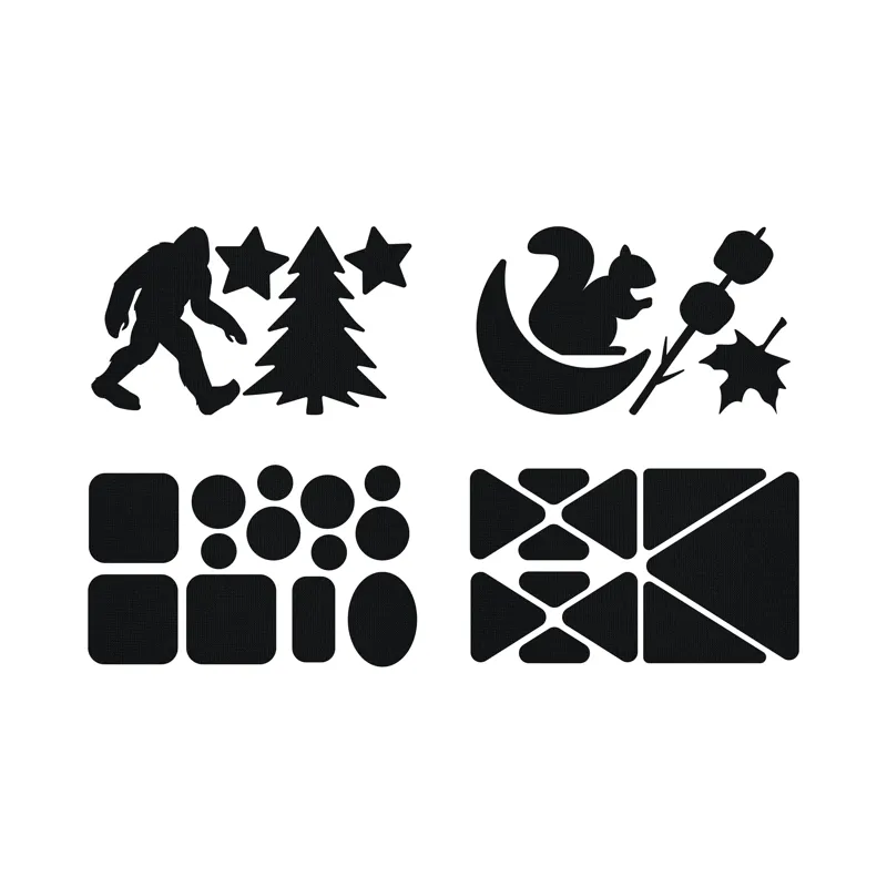 Gear Aid Tenacious Tape Patches 20 Patches - Black Camper-1