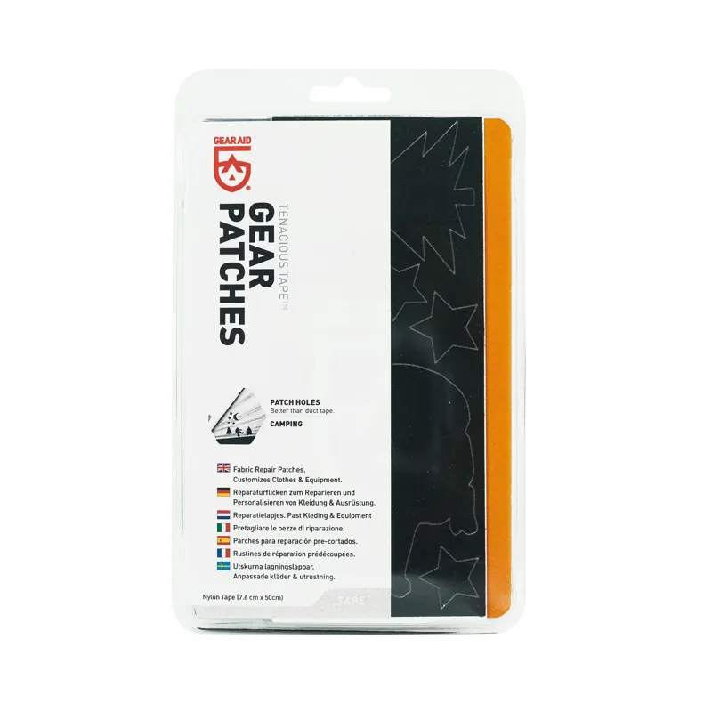 Gear Aid Tenacious Tape Patches 20 Patches - Black Camper