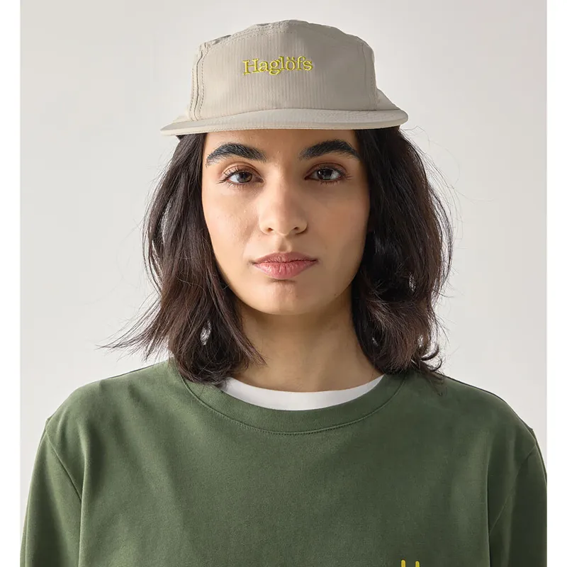 Haglofs Brand Five Panel Cap Chalk Beige-5