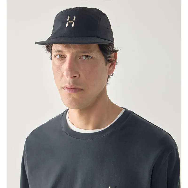 Haglofs Brand Five Panel Cap True Black-5