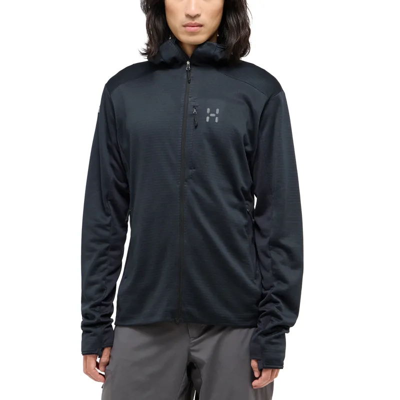 Haglofs Mens L.I.M Mid Fast II Hood True Black-3