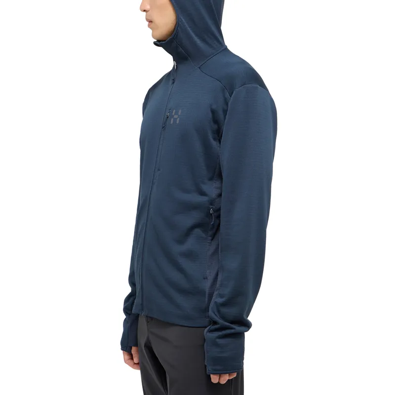 Haglofs Mens L.I.M Mid Fast II Hood Tarn Blue-2