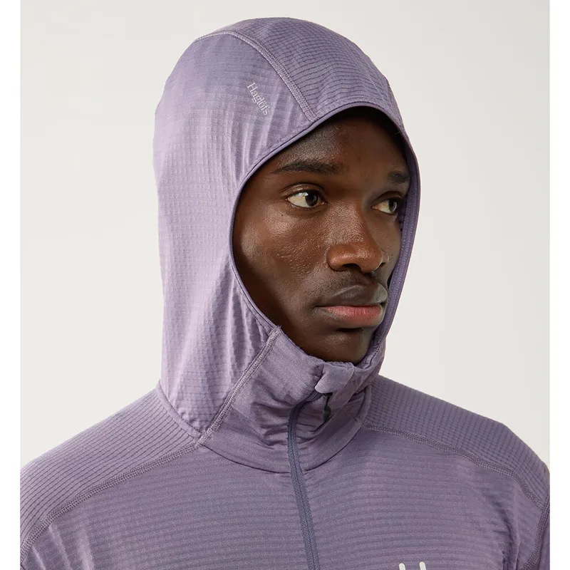 Haglofs Men's L.I.M Mid Multi II Hood Purple Fog-6