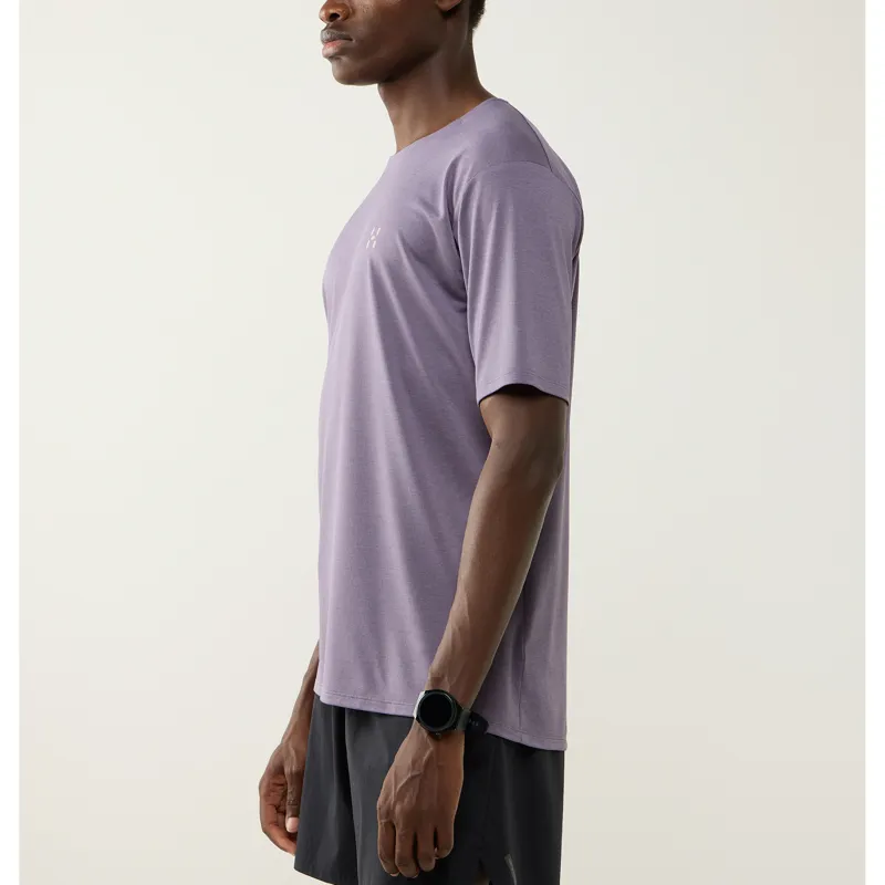 Haglofs Mens L.I.M Ridge Tee Purple Fog-4