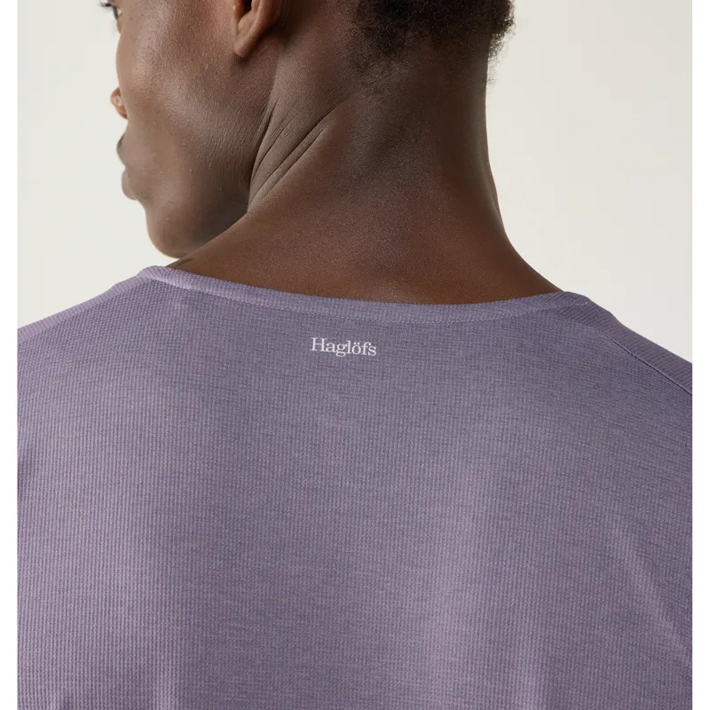 Haglofs Mens L.I.M Ridge Tee Purple Fog-8