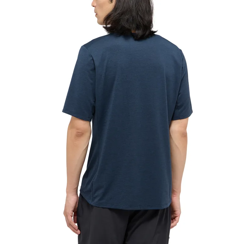 Haglofs Mens L.I.M Ridge Tee Tarn Blue-2