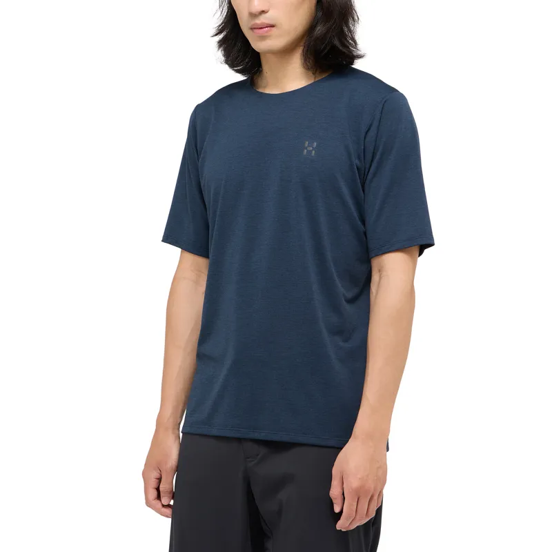 Haglofs Mens L.I.M Ridge Tee Tarn Blue-3