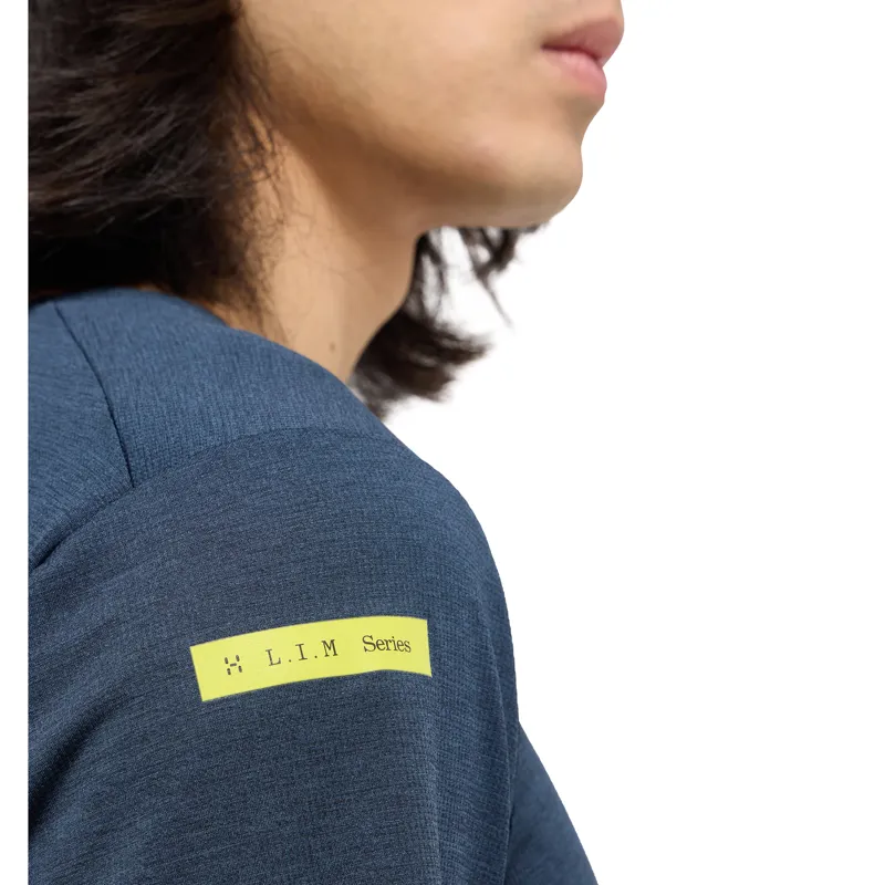 Haglofs Mens L.I.M Ridge Tee Tarn Blue-7