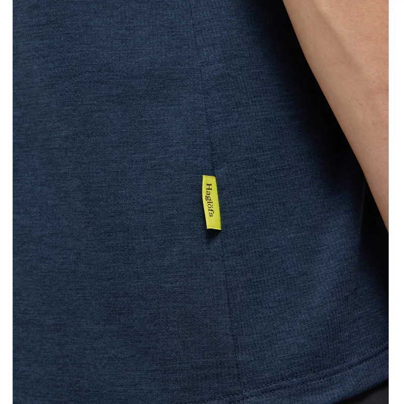 Haglofs Mens L.I.M Ridge Tee Tarn Blue-8