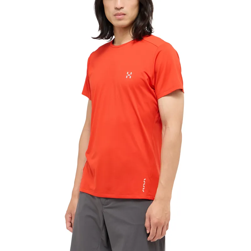 Haglofs Mens L.I.M Tech Tee Habanero-3