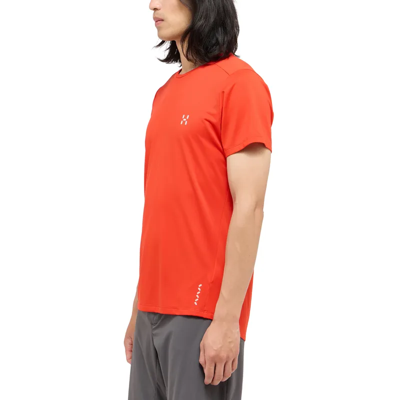 Haglofs Mens L.I.M Tech Tee Habanero-4