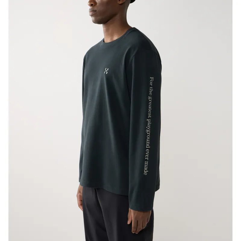 Haglöfs Men's LS Tee True Black-4