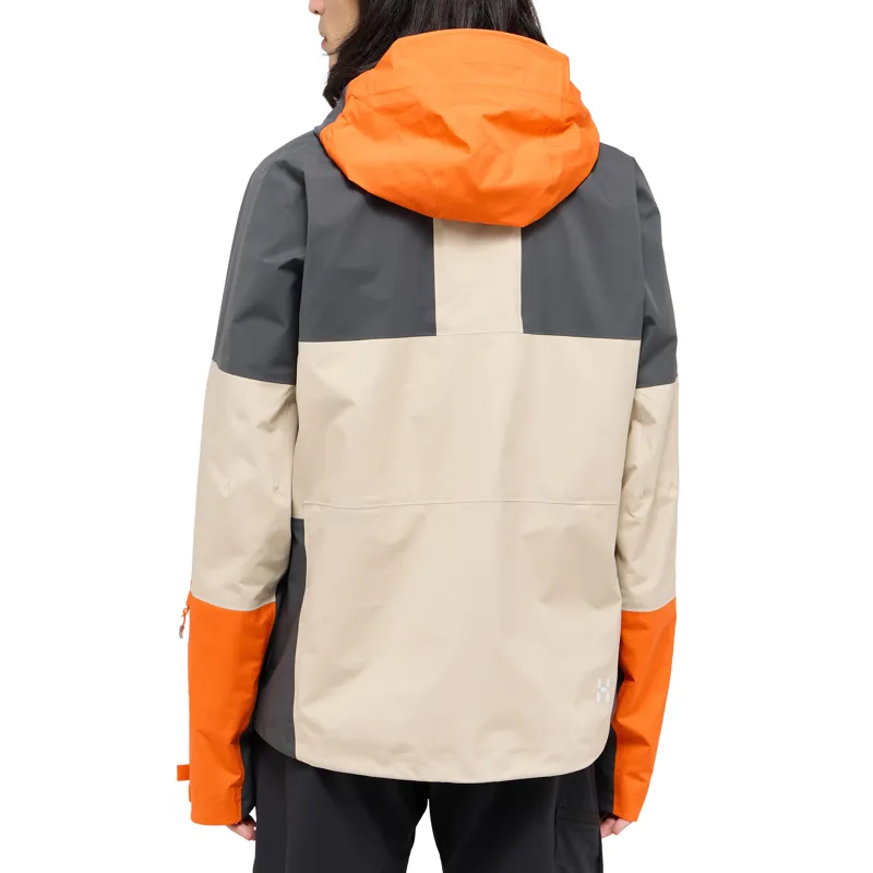 Haglofs Mens Spitz GTX Pro JKT Chalk Beige / Magnetite-2