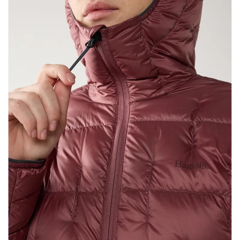 Haglofs Women's Hede Down Hood Mauve-5