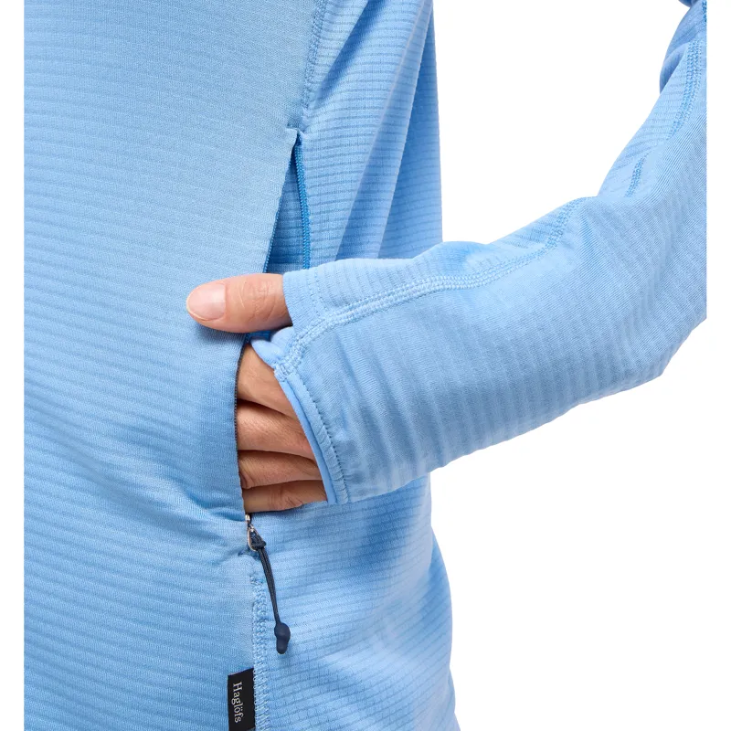 Haglofs Womens L.I.M Mid Multi II Hood Sky Blue-6